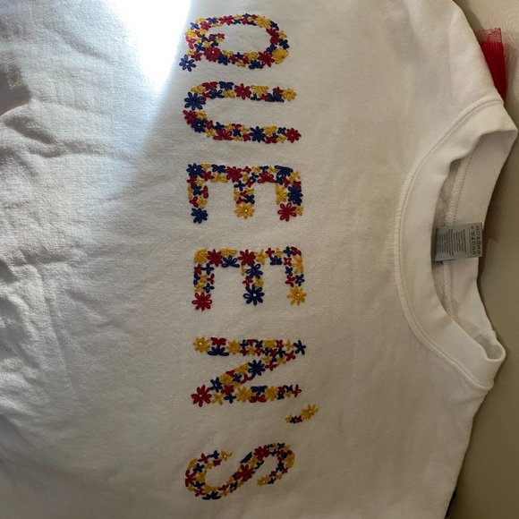 Hand Embroidered Queens University Sweater - Picture 2 of 4